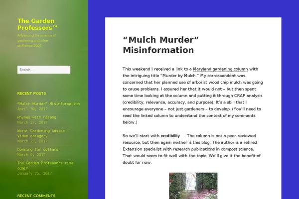 Twenty Fifteen theme site design template sample