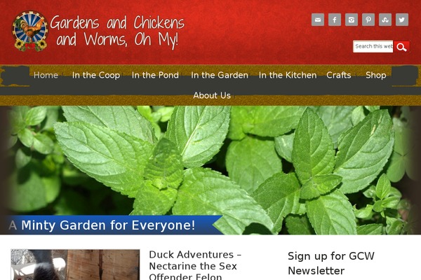 gardensandchickensandworms.com site used Susanne