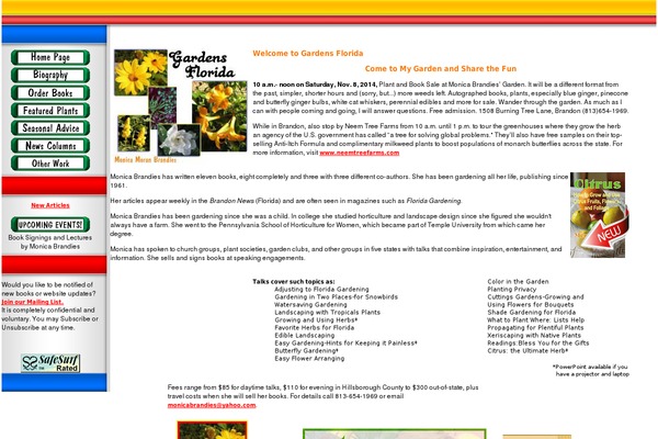 gardensflorida.com site used BlogoLife