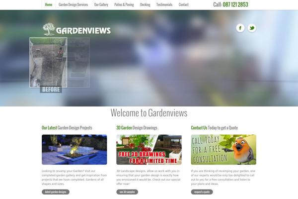 Fairytale theme site design template sample