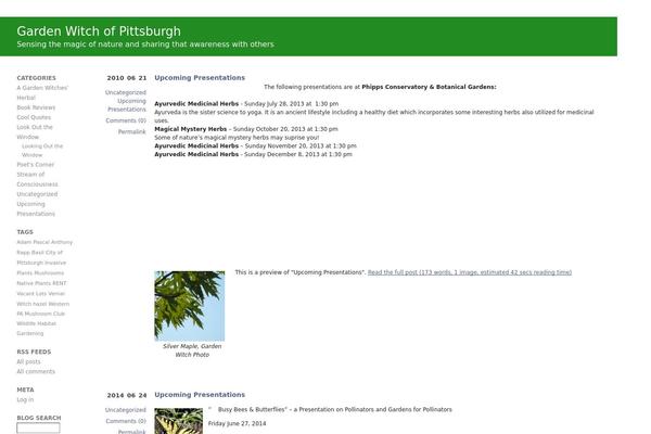 Barthelme theme site design template sample