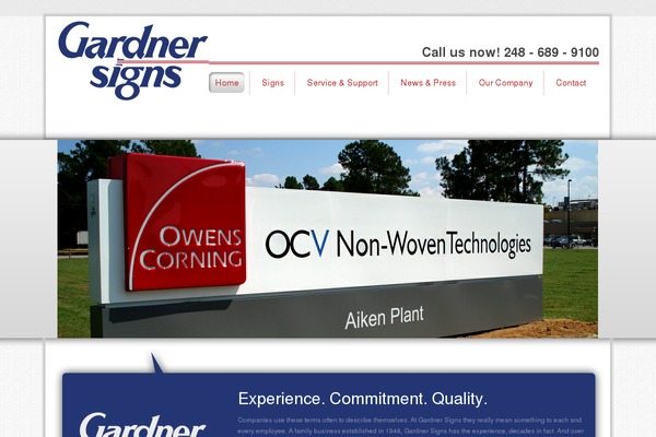 gardnersigns.com site used Gardner