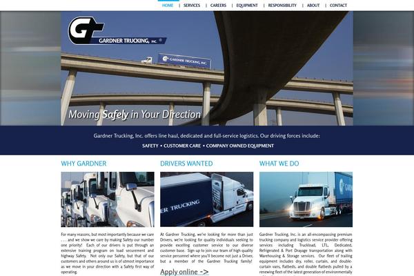 gardnertrucking.com site used Gardner