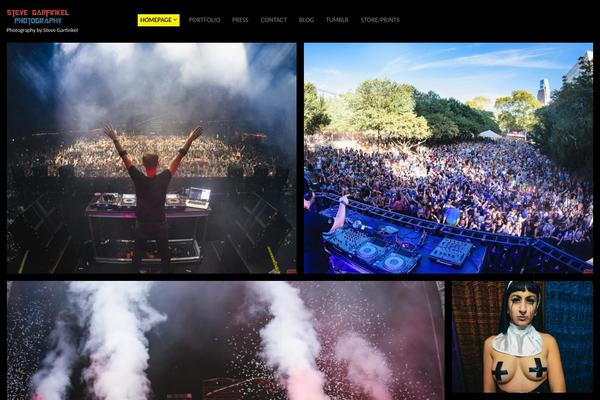 Fluxus theme site design template sample