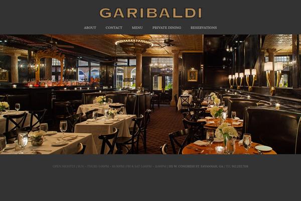 garibaldisavannah.com site used Garibaldi