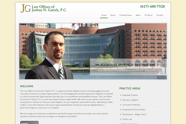 Megacorp theme site design template sample