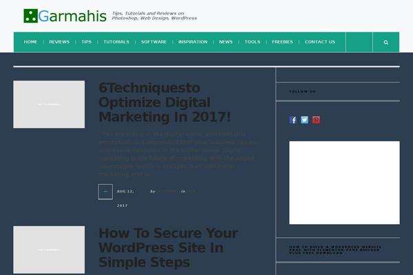 Site using AccessPress Pinterest plugin