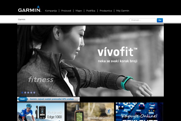 garmin.rs site used Garmin