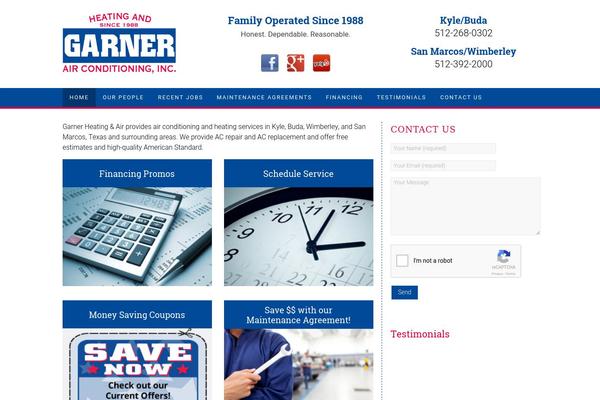 Accelerate theme site design template sample