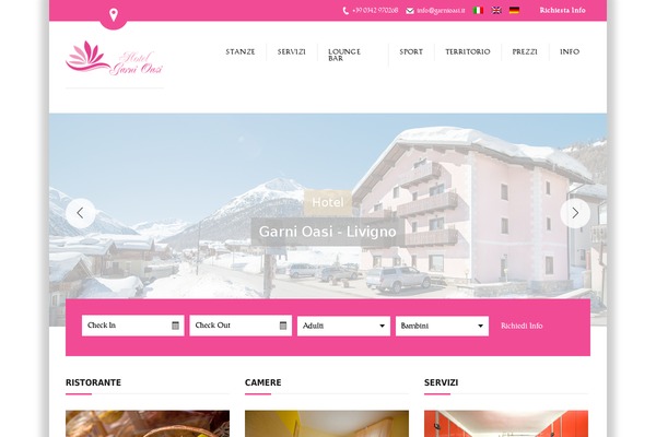 Soho Hotel theme site design template sample