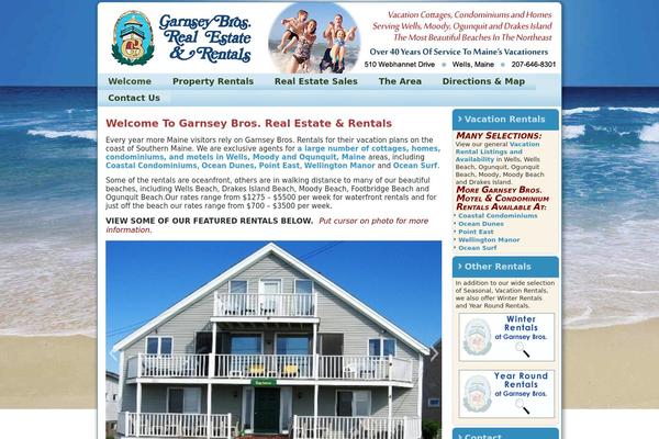 Wprentals theme site design template sample
