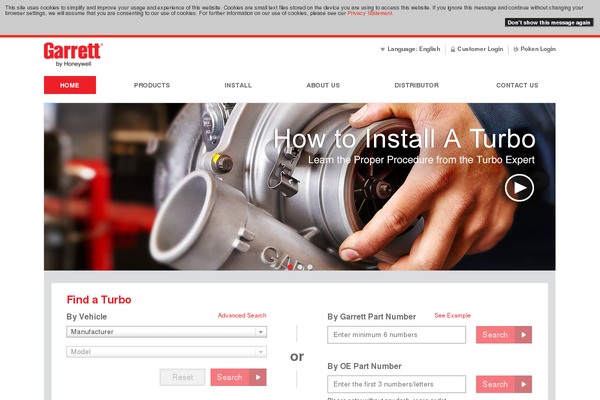 garrettbyhoneywell.com site used Gbh
