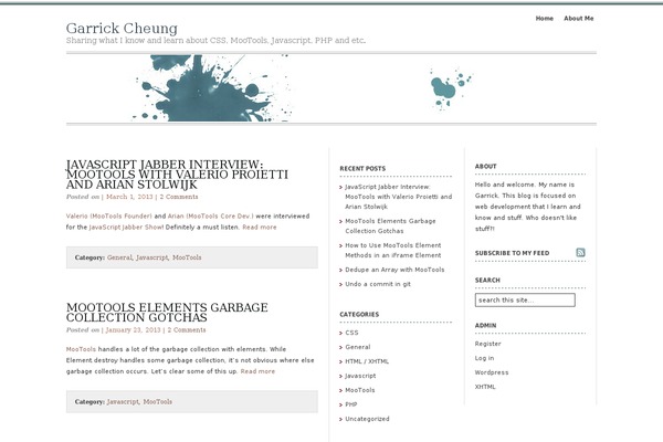 Twenty Fifteen theme site design template sample