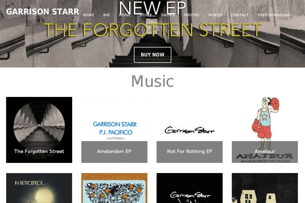 Music theme site design template sample