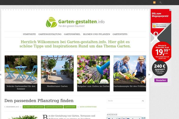 Atlantica theme site design template sample