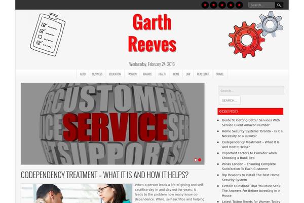 NewsPress Lite theme site design template sample