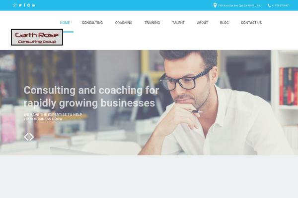 Delegate theme site design template sample