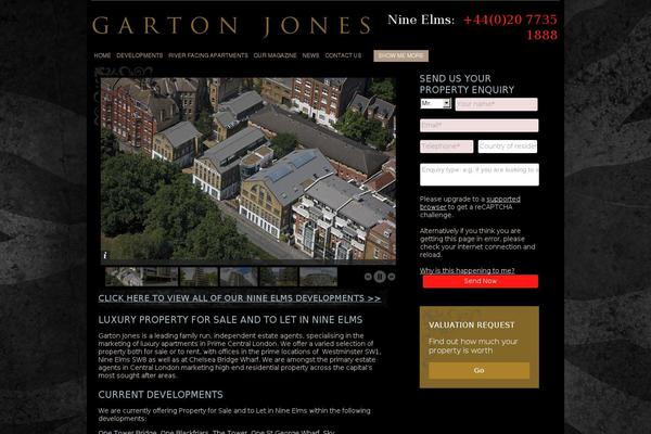 gartonjonesresponsive theme websites examples