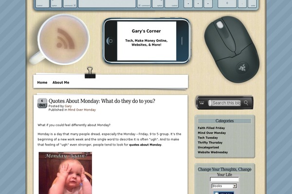 Coffee-desk theme site design template sample