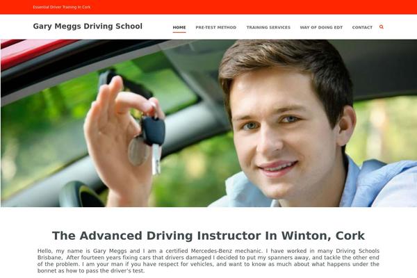 garymeggs.com site used Driving-school-pro
