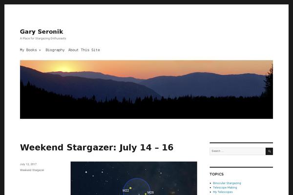 Twentysixteen-child theme site design template sample