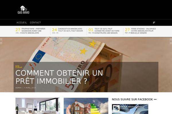 BLACKMAG theme site design template sample