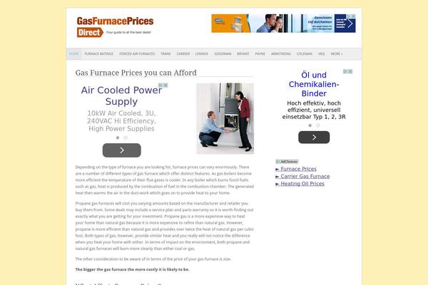 Fresh & Clean theme site design template sample