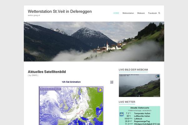 Esteem theme site design template sample