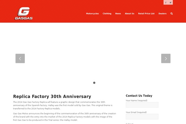 gasgas.co.nz site used Ankit