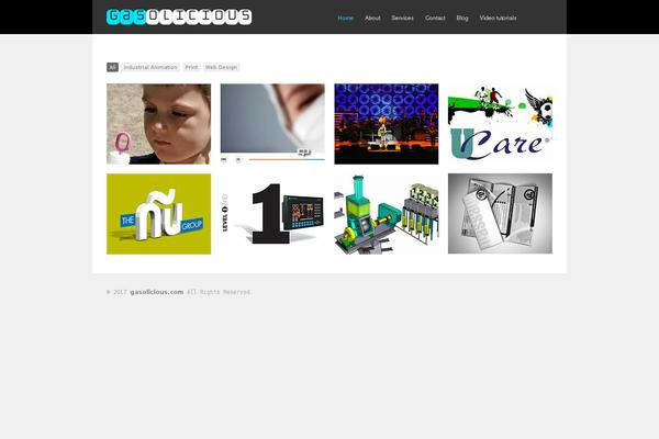 Reveal theme site design template sample