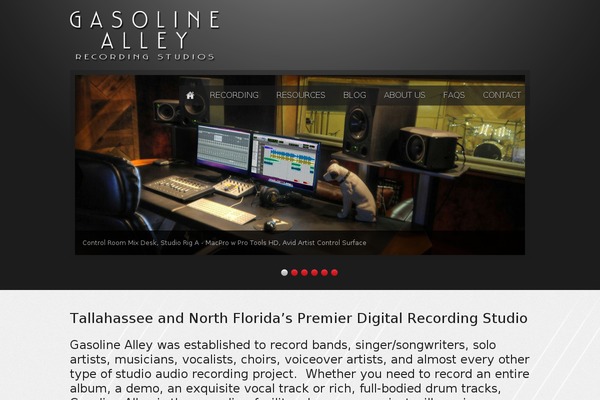 Silence theme site design template sample