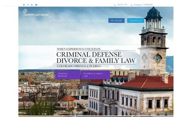 Salient theme site design template sample