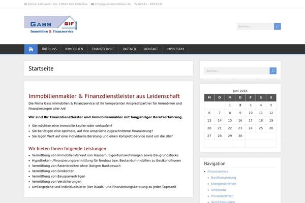 ShootingStar theme site design template sample