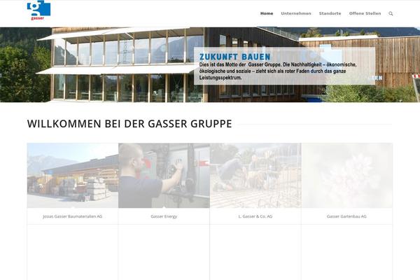 Enfold theme site design template sample