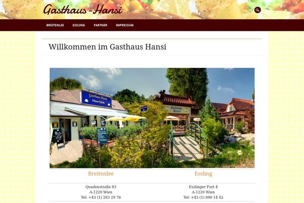 Restaurateur theme site design template sample