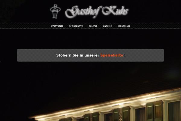 Sunrise theme site design template sample