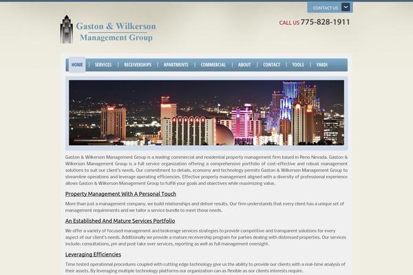 Denali theme site design template sample