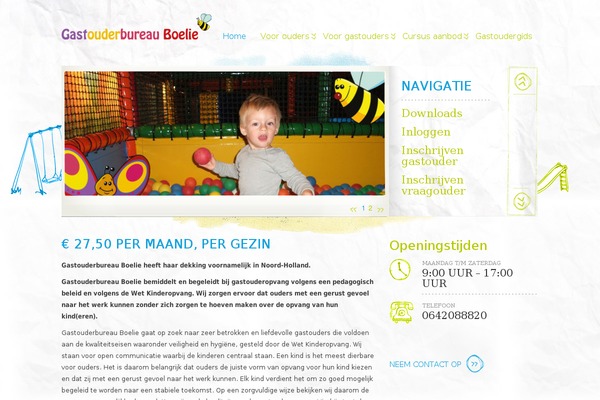 Kids theme site design template sample