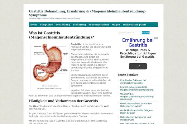 gastritisbehandlung.com site used WP-DaVinci 2.0