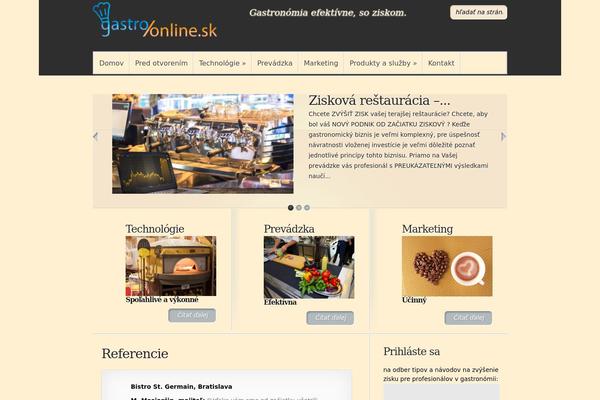 Minimal theme site design template sample