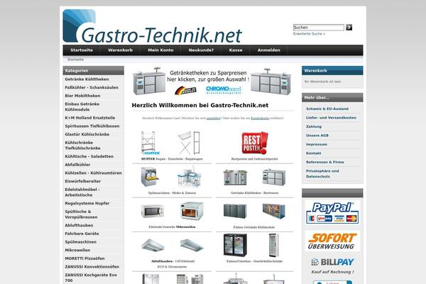 gastro-technik.net site used Billpay