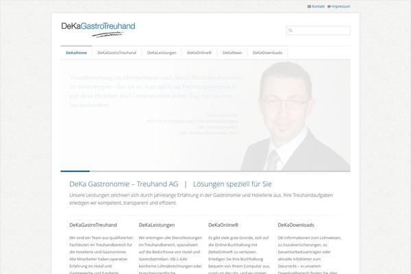 Divi Child theme site design template sample