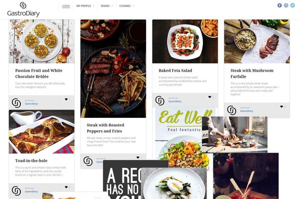 Talisa theme site design template sample