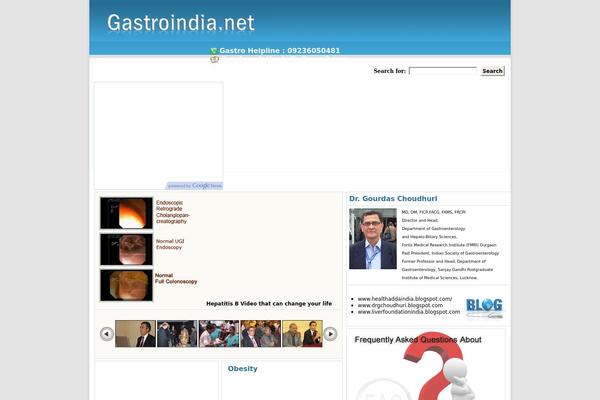 Gastro theme site design template sample