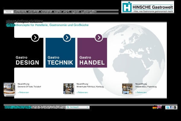 gastrowelt.de site used Hinsche-gastrowelt