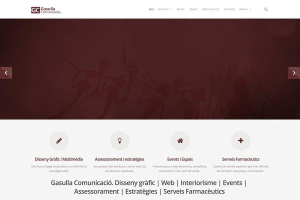 Site using Salient-home-slider plugin