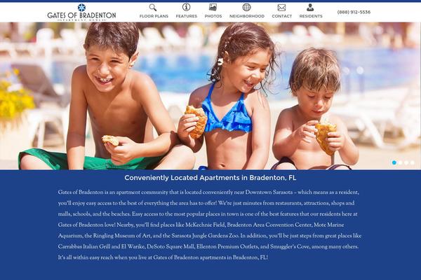 Momento theme site design template sample