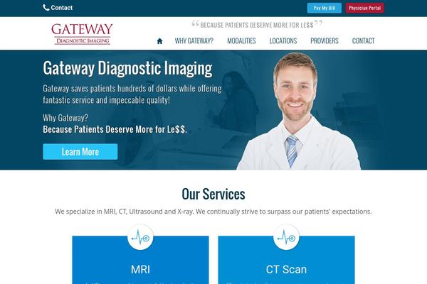gatewaydiagnostic.com site used Thrive_framework