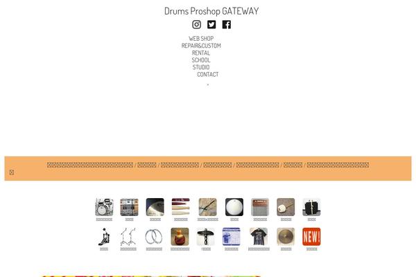 Gw theme site design template sample