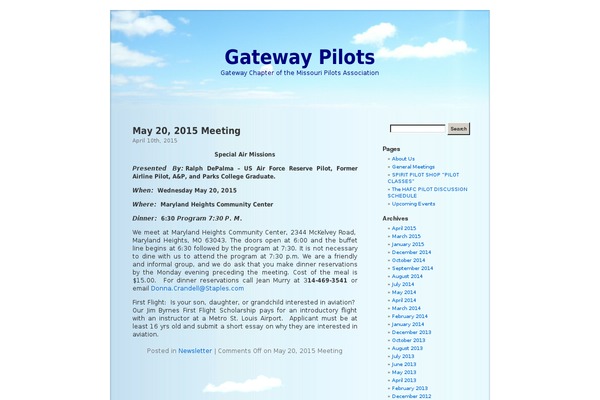 BlueSky theme site design template sample